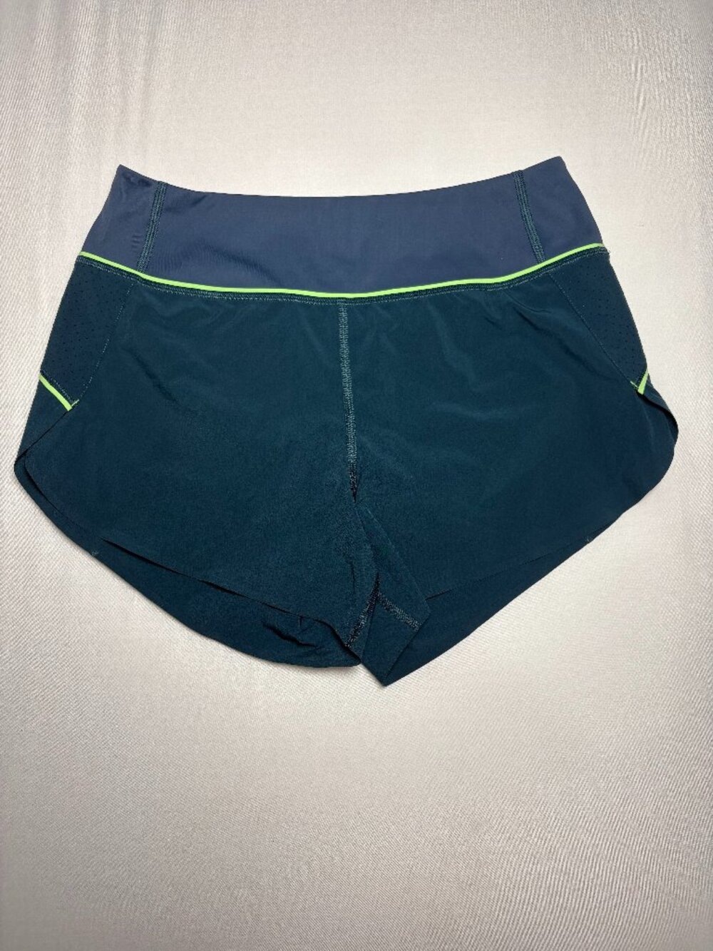 Athleta Run With It Lined Shorts Oceanic Teal Size XS